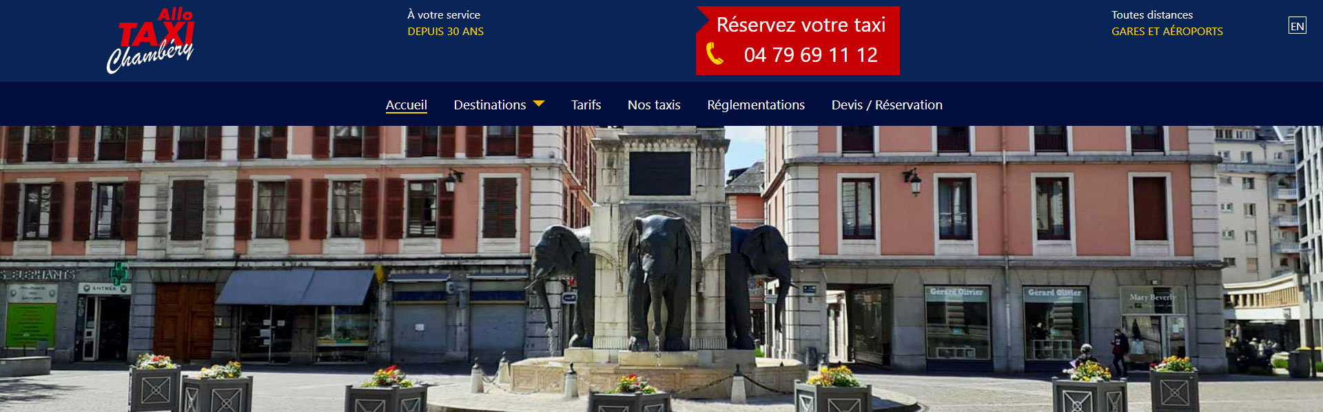 Image du site Allo Taxi