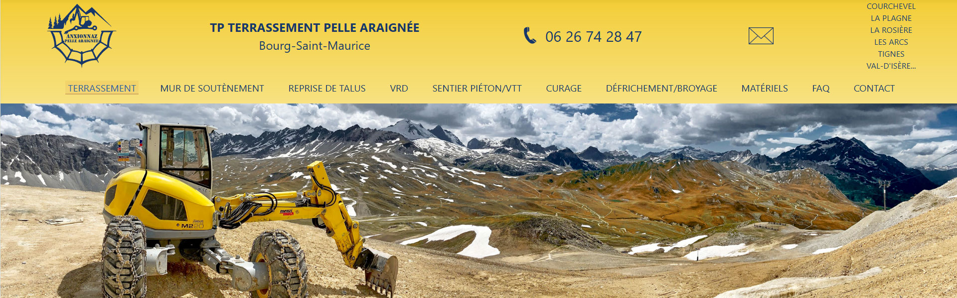 Image du site Axionnaz Pelle Araignée