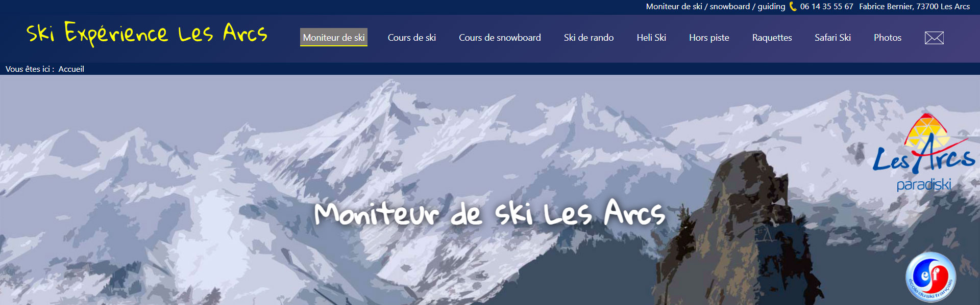 Image du site Ski Expérience Les Arcs