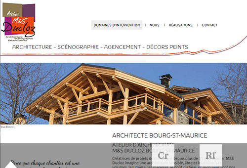 Image du site Internet des architects MS Ducloz