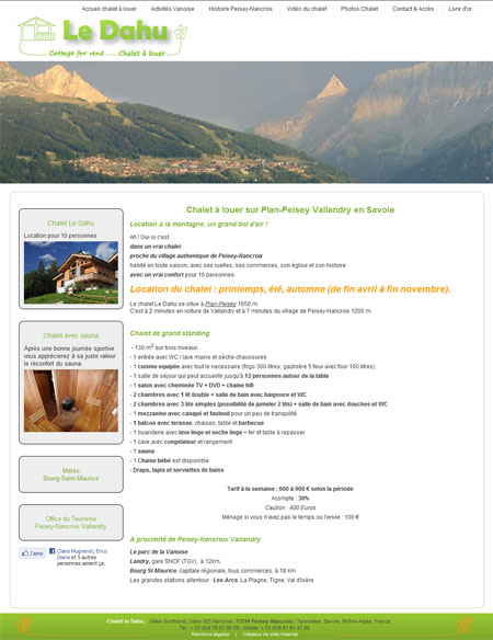 Chalet 10 personnes sur Peisey-Vallandry